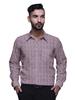 Printed Formal Shirts For Men Slim Fit Spread Collar Cotton Shirt
