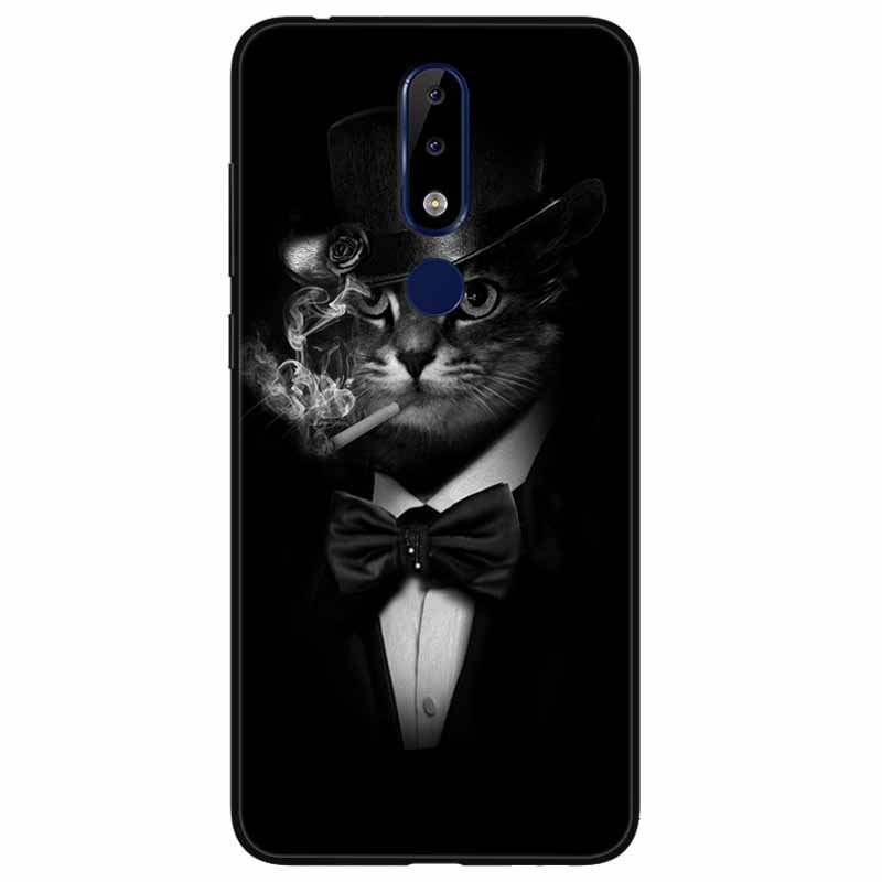 Для Nokia 5.1 Plus Чехол Мягкий Силикон Мультфильм Модный ТПУ Чехлы для Телефона для Nokia X5 Обложка 5.1Плюс Милый для NokiaX5 Защитный