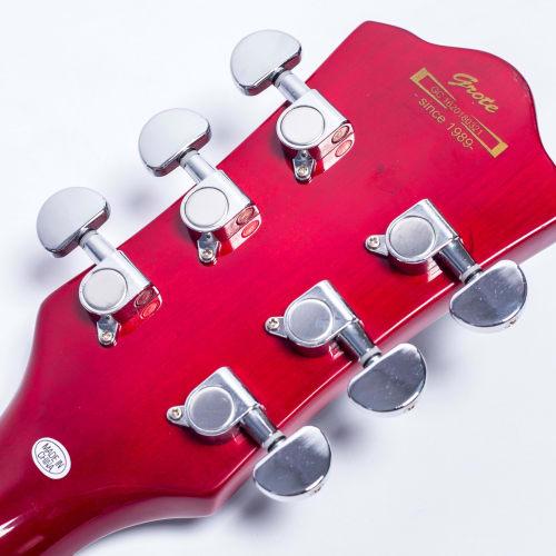 GROTE Jazz Electric Guitar Semi-Hollow Body Chrome Hardware (RED)