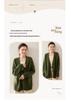 Women's V-Neck Cashmere Knit Cardigan - Autumn/Winter, Long Sleeve, Thick, Stylish & Versatile.