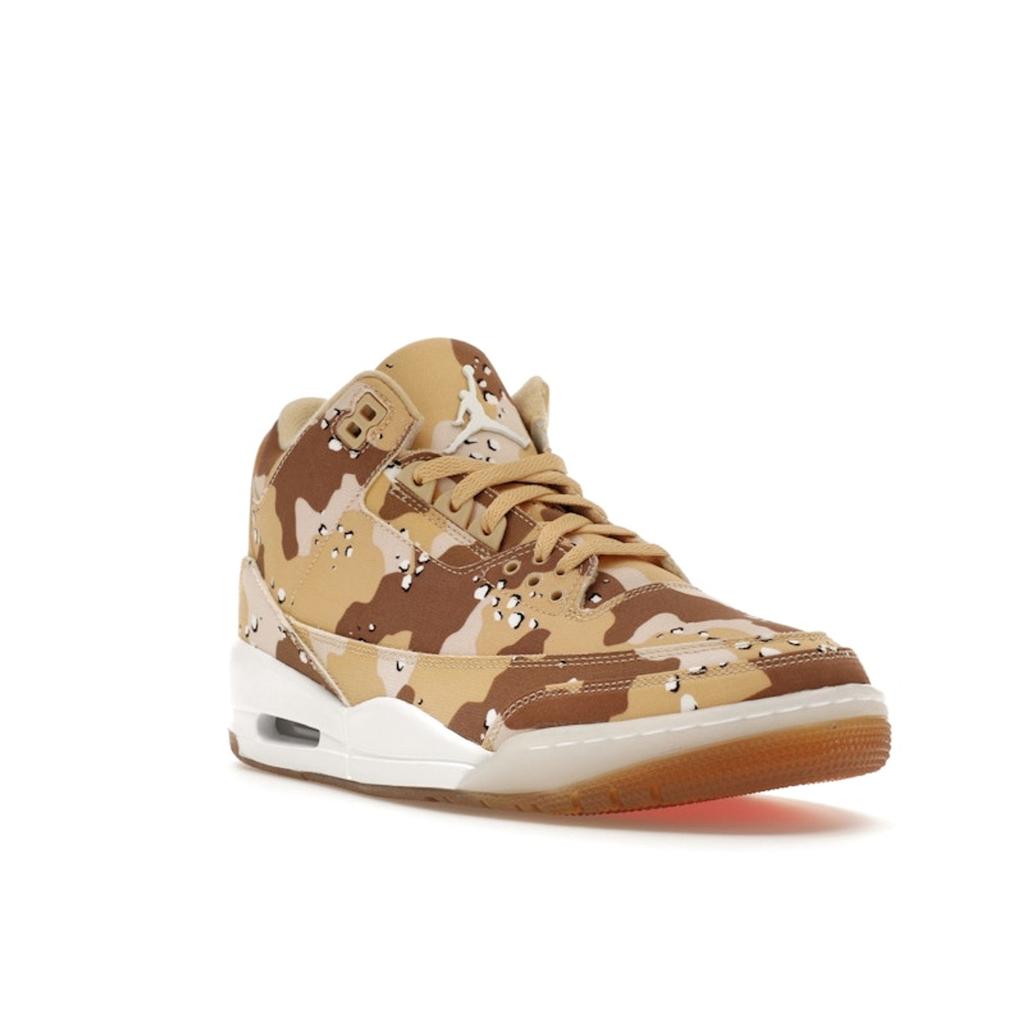 Женские кроссовки WNBA x Air Jordan 3 Retro Desert Camo коричневого цвета с парусом Dark-Driftwood HM4301-200