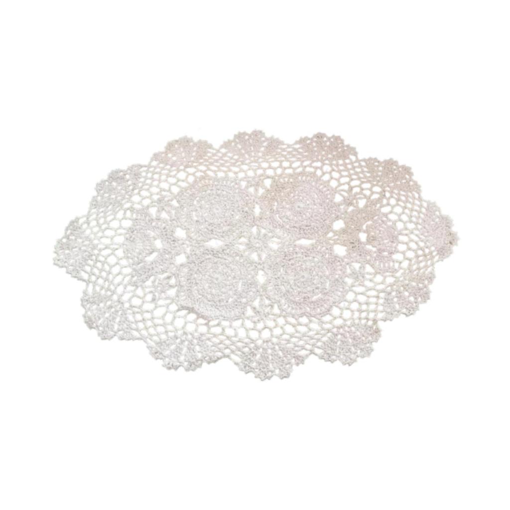 Вязаная крючком кружевная салфетка нескользящая креативная салфетка для свадебного декора дома праздник