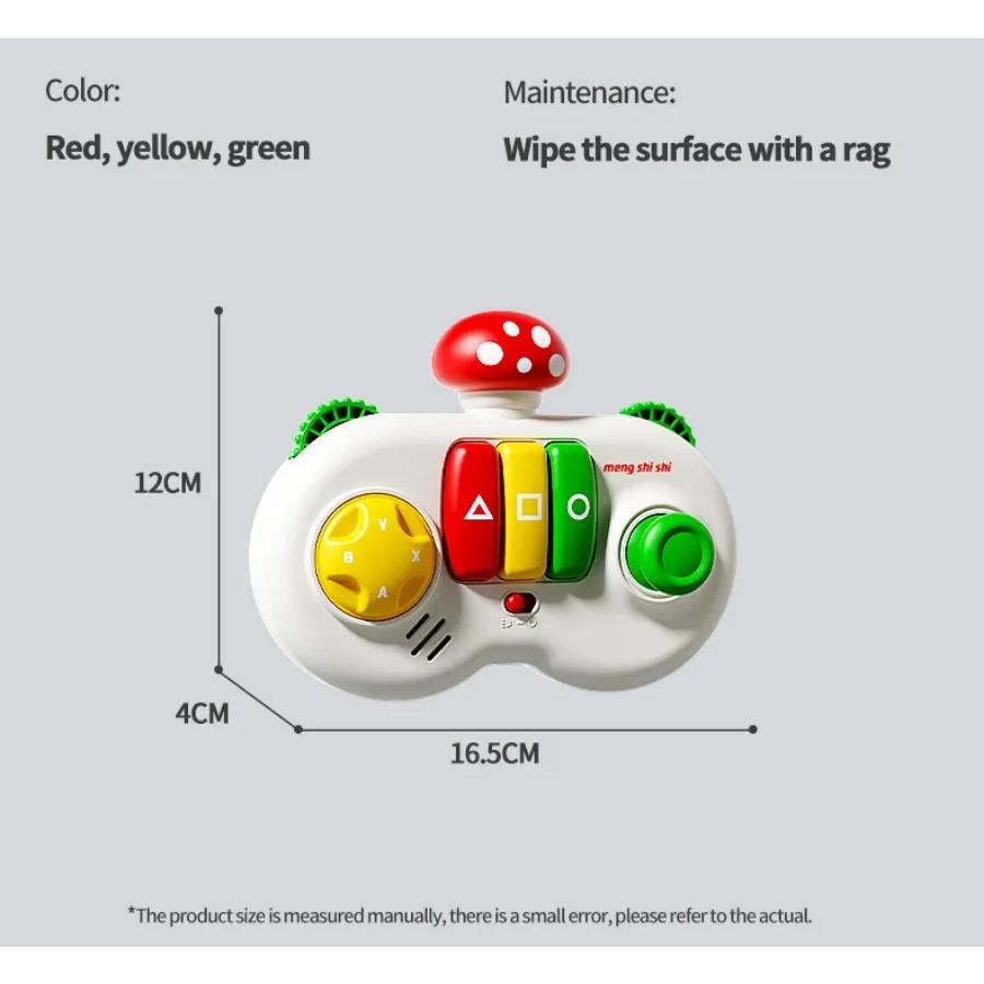 Световые и музыкальные развивающие доски для малышей, сенсорные игры Монтессори, кнопки, имитация контроллера, камера, пианино, образовательная дорожная игрушка, подарок