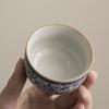 Высококачественная чашка с круглым горлом в виде скрученного лотоса из печи Жу, китайская бытовая керамика, роскошная чайная чашка, чашка для чая Кунг-фу, чайный набор, чайная чашка, одна чашка
