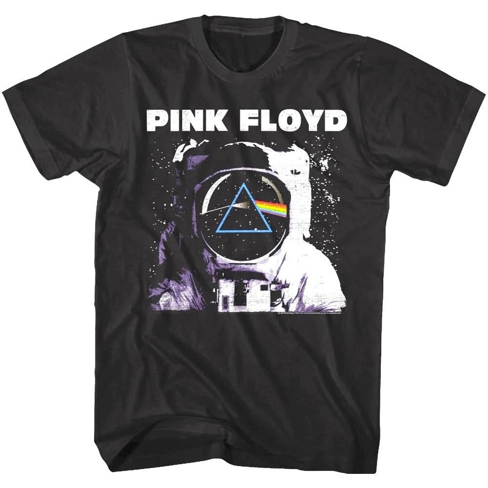 Pink Floyd Призма Высадка на Луну Астронавт Мужская Футболка Сторона Луны Альбом Рок Мерч Унисекс Футболка