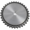 16A 1-Inch 45 Steel Flat Plate Sprocket, Available with 10-30 Teeth (Options: 20/21/22/23/24/25/26/27/28/29/30).