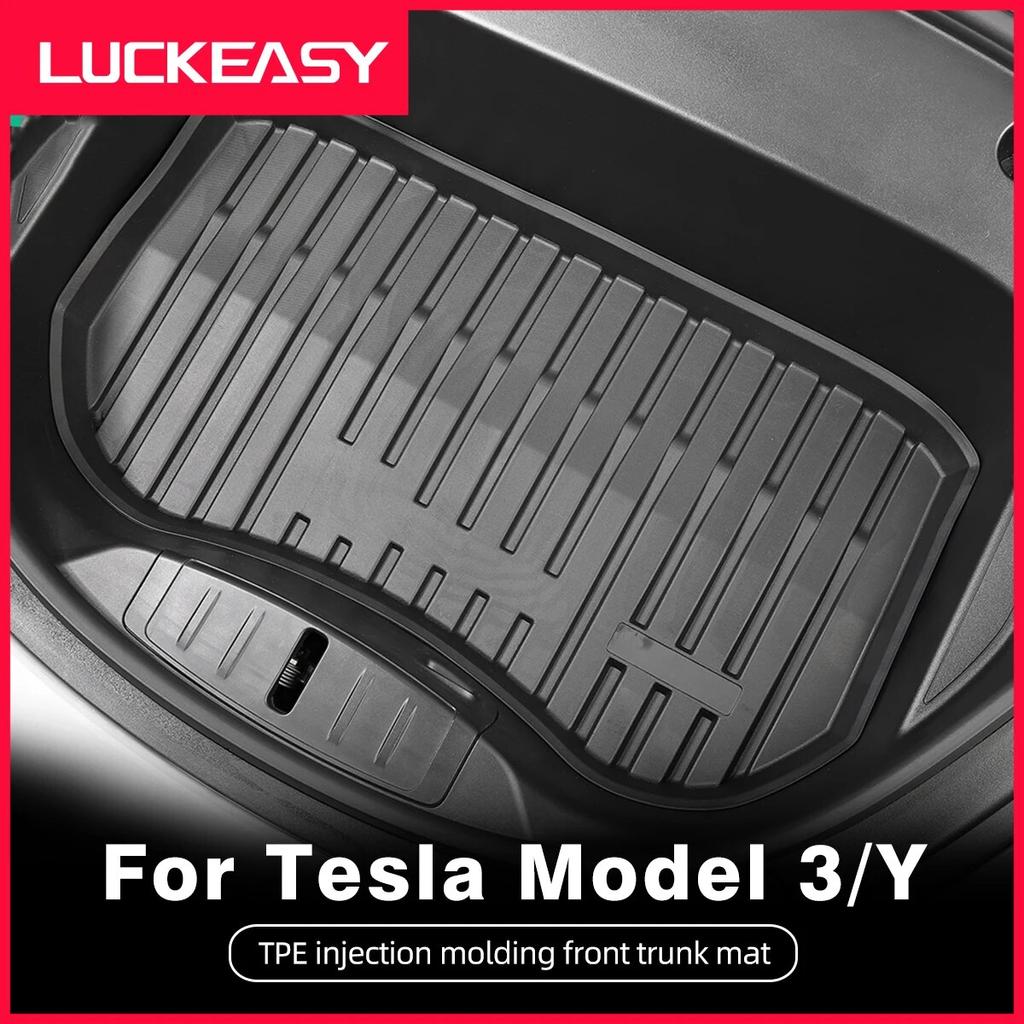 For Tesla Model 3 Model Y -2023 Front Trunk Mat Wear-resistant Pads Lower Trunk Mat Car Interior Accessories