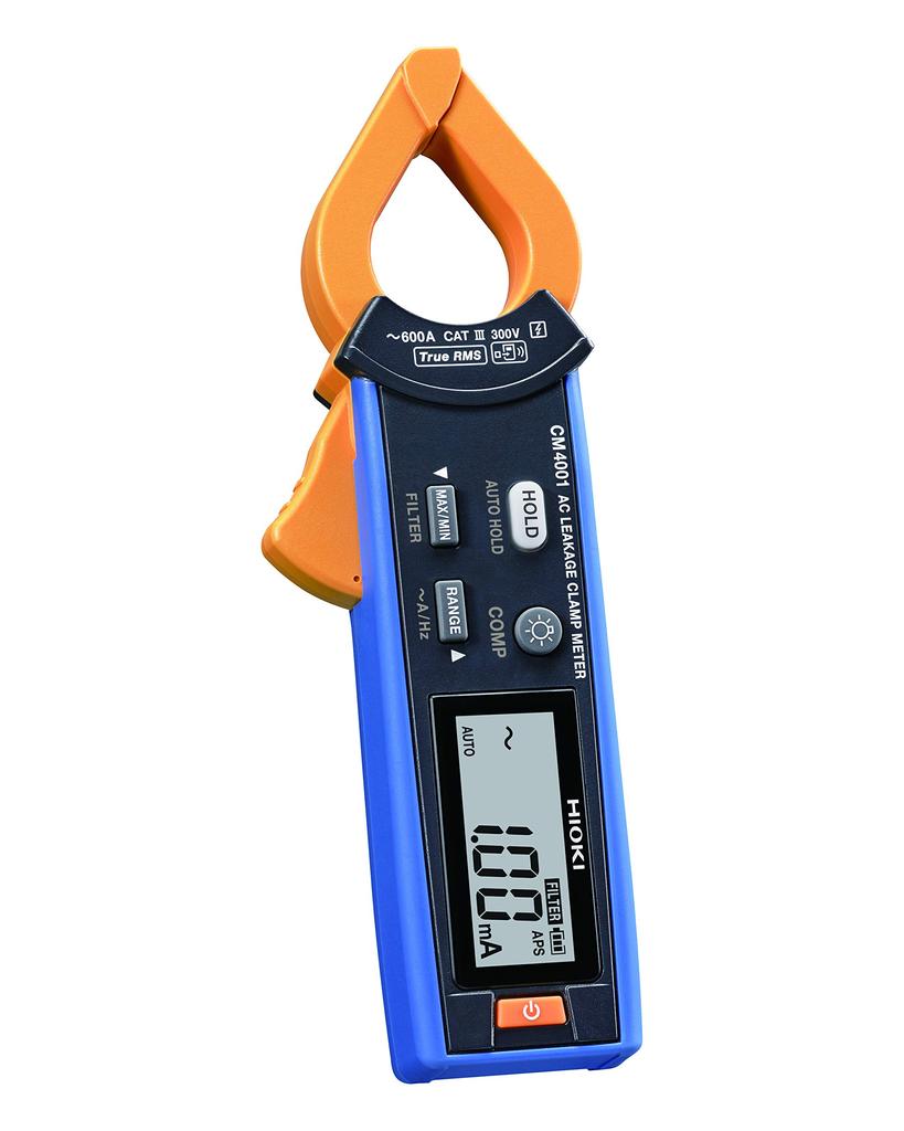 Измерительные клещи HIOKI AC Leak Clamp Meter CM4001 совместимы с беспроводным адаптером Z3210 Измерение утечки тока, обнаружение утечки переменного тока на землю 0,6 мА ~