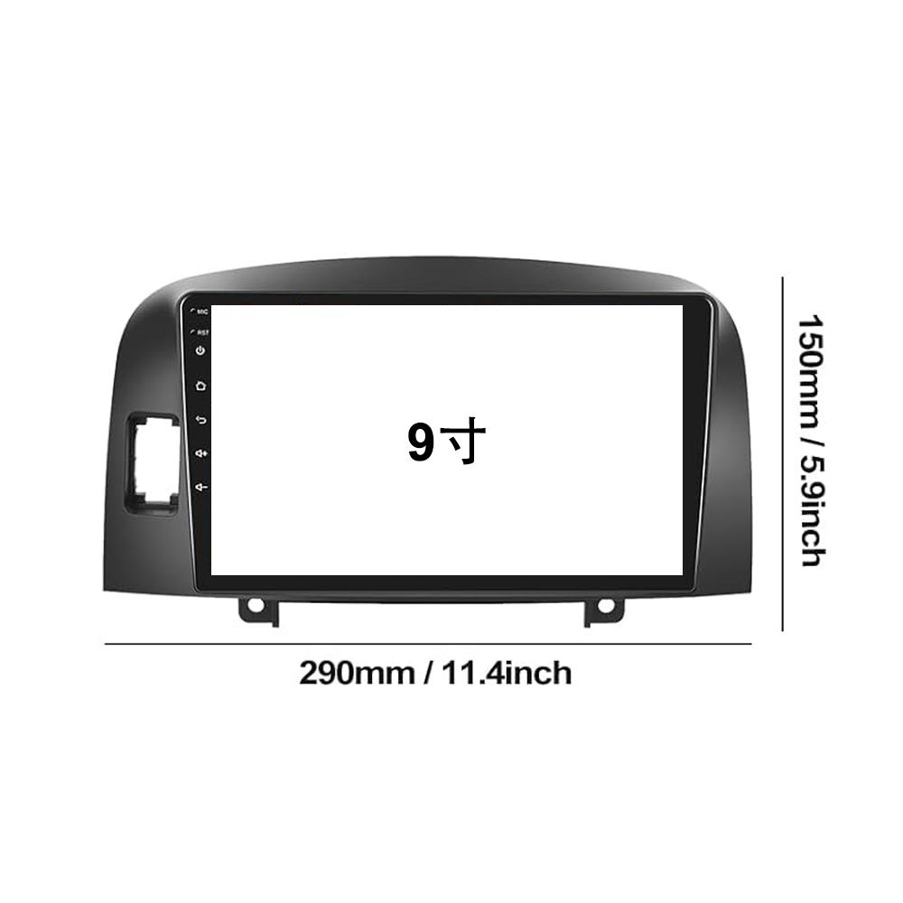 Android 13 Автомобильное радио для Hyundai Sonata NF 2004 - 2008 Мультимедийный видеоплеер Навигация Стерео GPS Carplay Авторадио