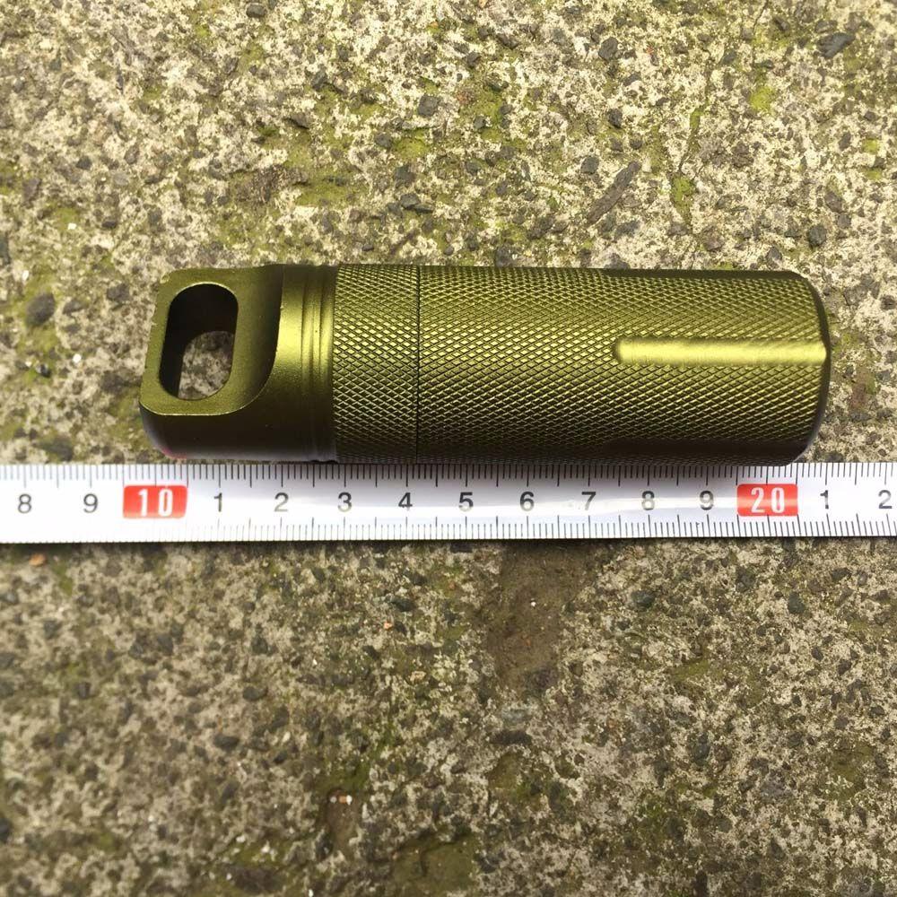 Case Keychain Emergency Hike Box Dry Bottle Container Pill Box Seal Tank First-Aid Canister