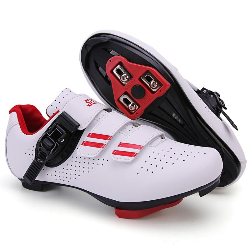 Unisex Cycling Shoes Road Mountain Bike SPD Pedals Breathable Stiff Sole Indoor Trainer Wide Fit