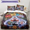 3pcs Duvet Cover Set (1*Duvet Cover + 2*Pillowcase, Without Core), Dragon Ball Print Soft All‑Season Bedding Set, Home Bedroom Decor Gift