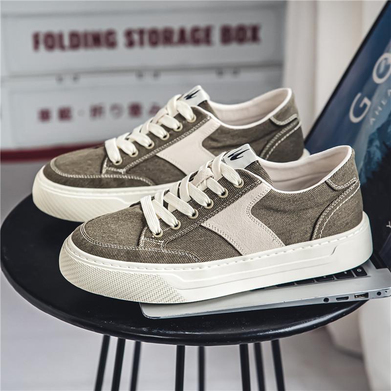 Лоферы на платформе спортивная обувь обувь для мужчин повседневные кроссовки мягкие и удобные парусиновые скейтборд спорт и отдых вентиляция