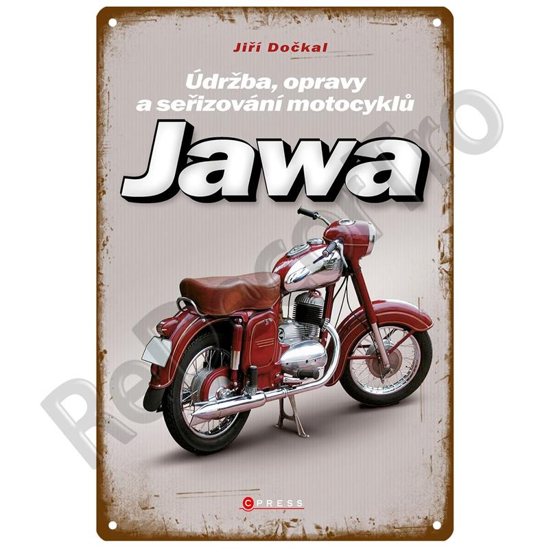 JAWA Vintage Wall Poster Vintage Retro Wall House Restaurant Decoration Plaque Metal Wall Decor Art Metal Sign Tin Sign Plate