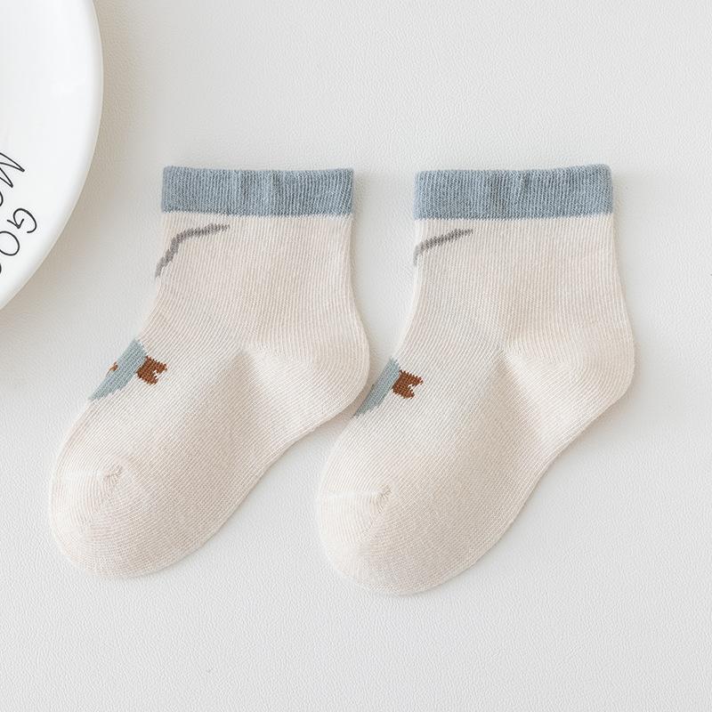 Милые детские хлопковые носки весна-осень дышащие детские носки средней длины обувь для новорожденных детская одежда аксессуары носки для малышей