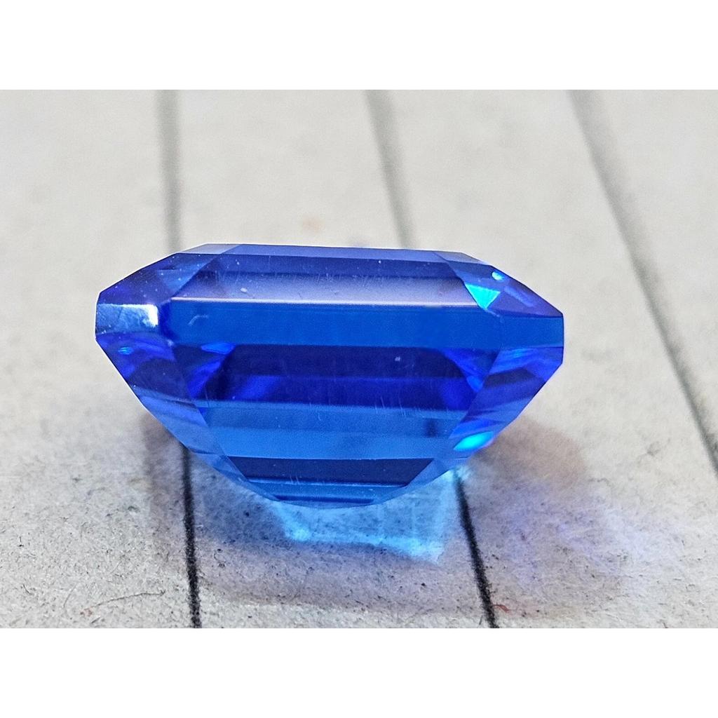 Natural Blue Sapphire Asscher Cut 9-10 Ct Beautiful Certified Loose Gemstone