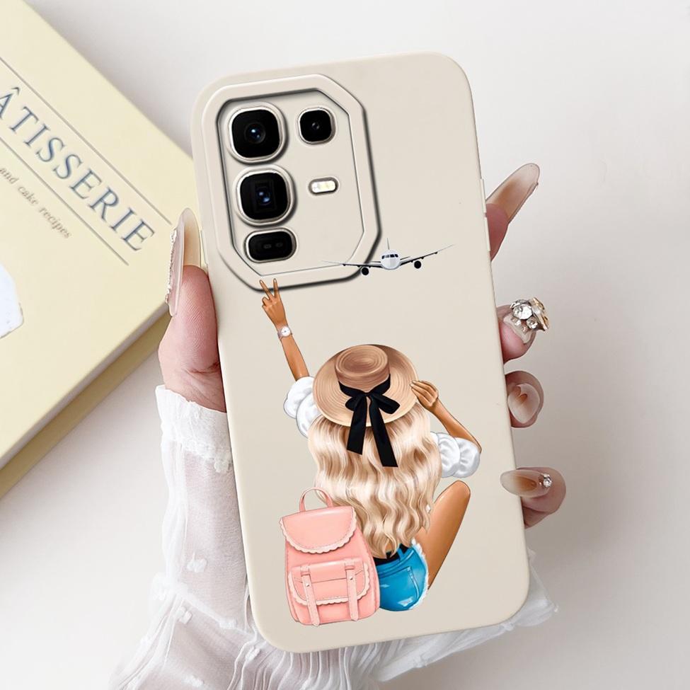 For Infinix Note 50 Pro Plus Cover Case Silicone Kawaii Cute Cat Funny Painted Bumper For Infinix Note 50 Pro+ Phone Case X6856