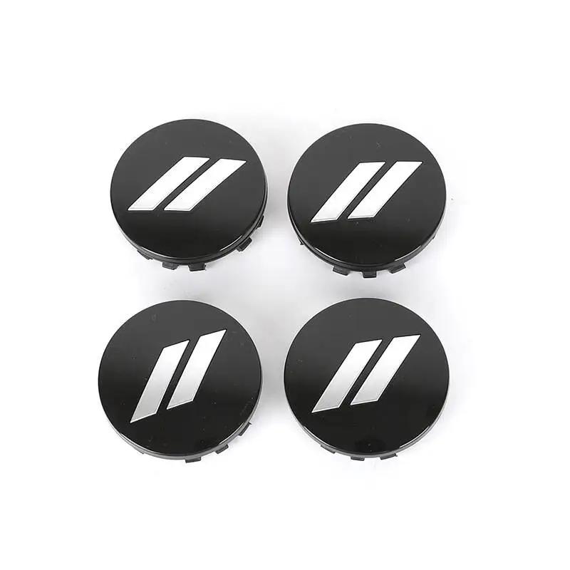4pcs x 63mm Car Logo Wheel Center Hub Caps Rim Cover Emblem Sticker for Dodge Charger Challenger Hell Cat SRT for Chrysler 300C