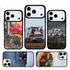 Red Tractors Car Phone Case For iPhone 17 AIR 16 Pro Max 15 14 Pro 11 12 13 Shockproof Silicone Cover