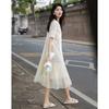 Demana Summer Sweet Style Embroidered Doll Dress Loose Waistless Mid-Length Women's Dress