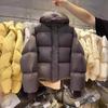 Зима Новая Высококачественная Супер Толстая Короткая Свободная Хлопковая Одежда Хлопковая Одежда Маленькая С Капюшоном Хлебная Одежда Куртка