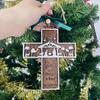 Yousheng Christian Nativity Ornaments Wooden Christmas Tree Religious Decorations Faithful Bible Verse Ornaments Christian Gifts