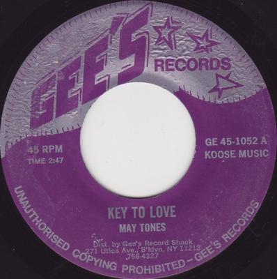 7-дюймовая пластинка MAYTONES Key To Love Im A Scientist GE451052 Gees Records 1973 Великобритания Регги Ска Даб Б/у