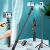 1.53m Bluetooth Selfie Stick Adjustable Selfie Stick Tripod Telescopic Selfie Stick  Live Broadcast
