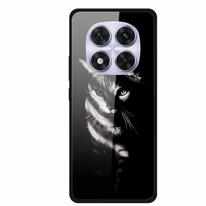 Жесткий чехол-книжка для Xiaomi Redmi Note 14 Pro 5G, чехол с мягким бампером, чехол из закаленного стекла для Redmi Note 14 Pro 4G, чехол Note14 Pro