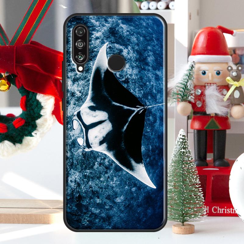 Чехол для Huawei Nova 5T 9 10 SE 7i 8i 11i 12i Y73 Y72 Y61 Y91 Y60 Y70 Y90 P20 P40 P30 Lite с рисунком ската