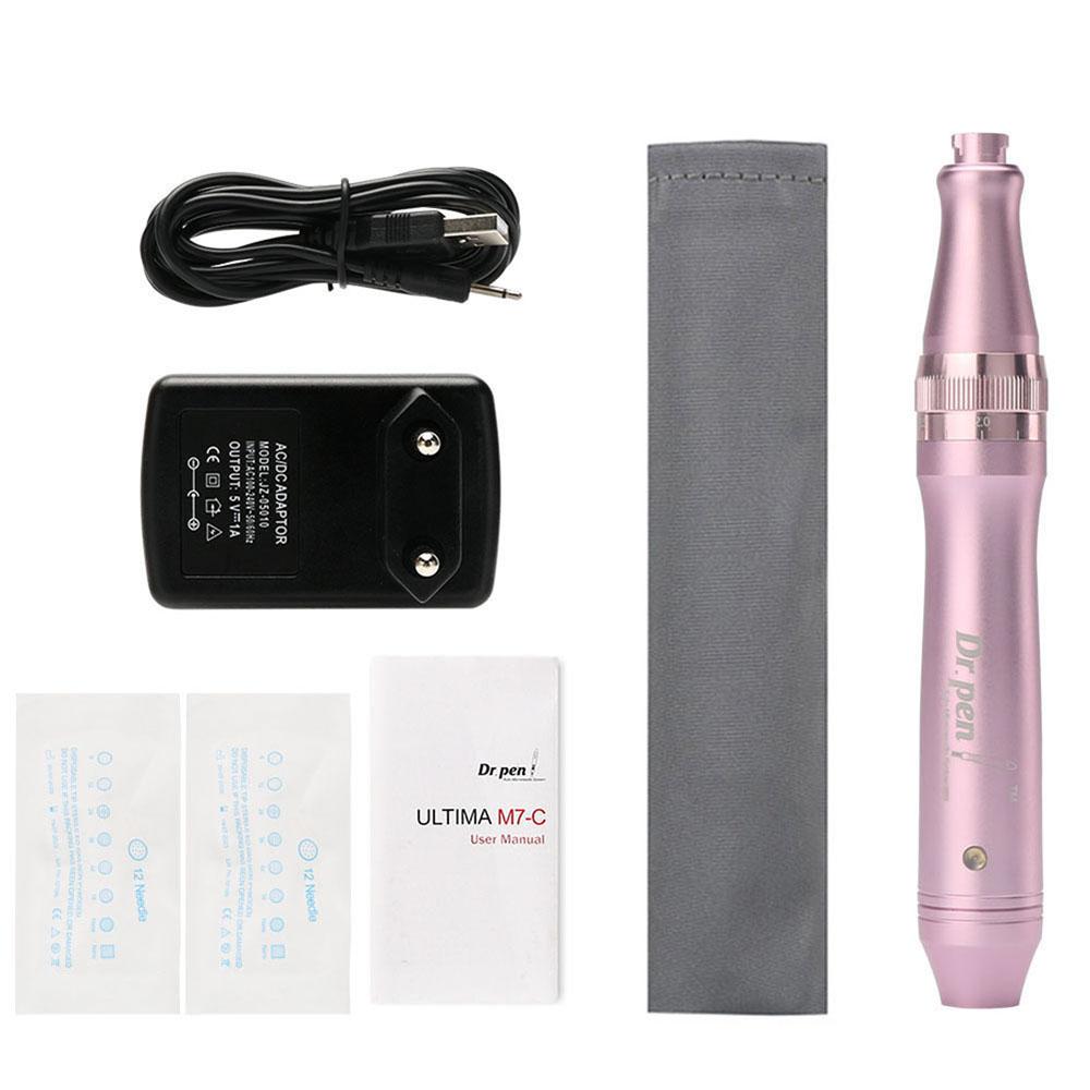 Dr.Pen Ultima M7C Проводная микроигольная ручка против морщин, удаление шрамов от акне, дерма-ролик, микронидлинг MTS, устройство для ухода за кожей, косметическое устройство