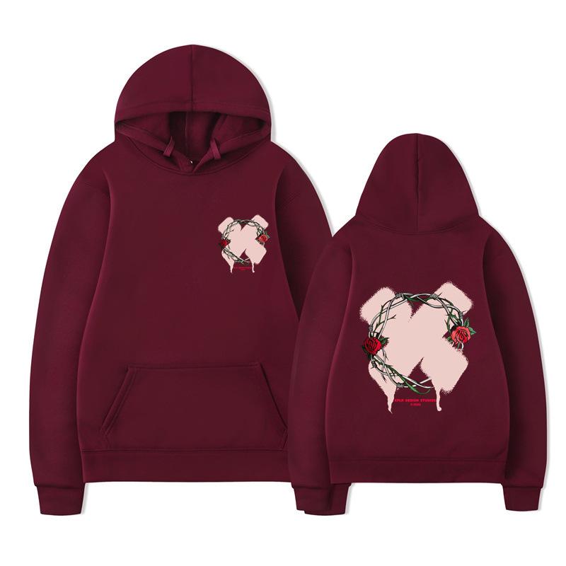 Autumn Winter Letter Print Men Hoodies Boys Harajuku Girls Hip Hop Pullover Fancy Music Gift Casual Loose Comfortable Sweatshirt
