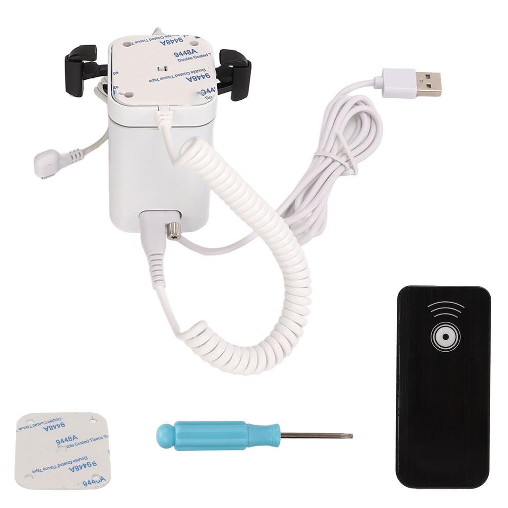 Cell Phone Display Stand Anti Theft Display Holder with Charging Function Security Alarm for Mobile