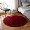 Living Room Round Artificial Fur Carpet Girl Bedroom Dressing Table Decor Rugs White Household Fluffy Bedside Thick Floor Mats