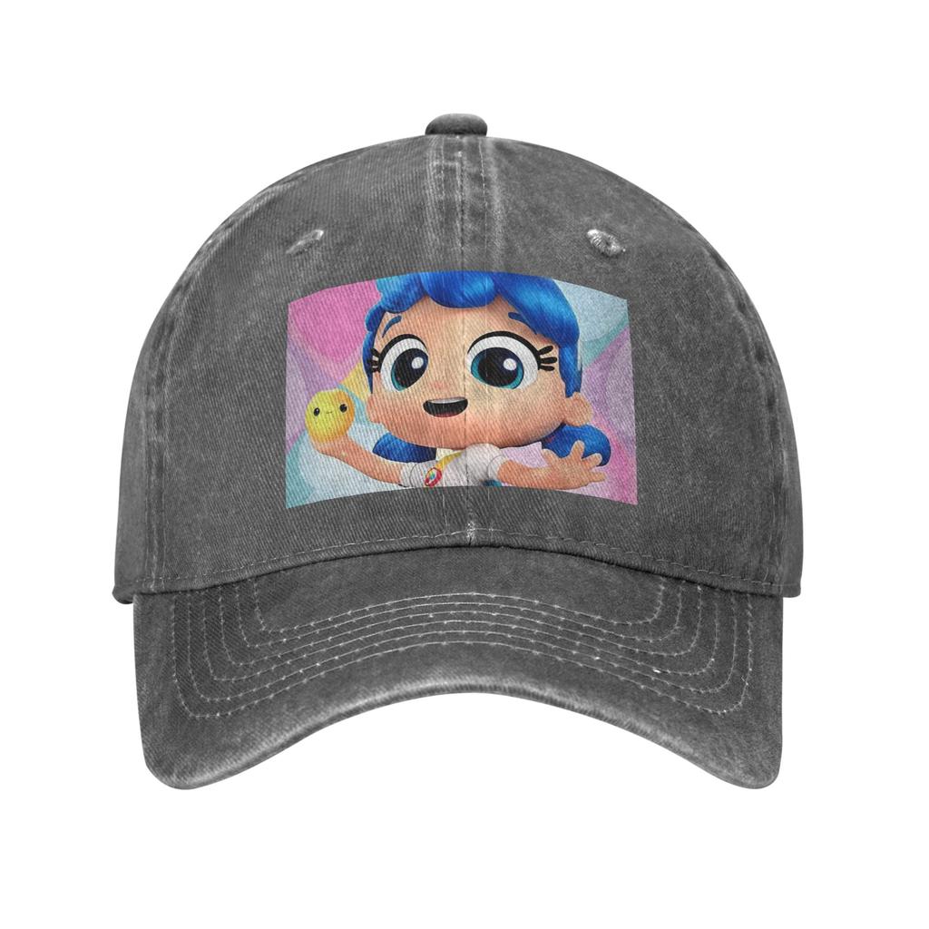 True and The Rainbow Kingdom Baseball Caps Snapback Washed Denim Hats Adjustable Casquette Streetwear Baseball Cowboy Hat
