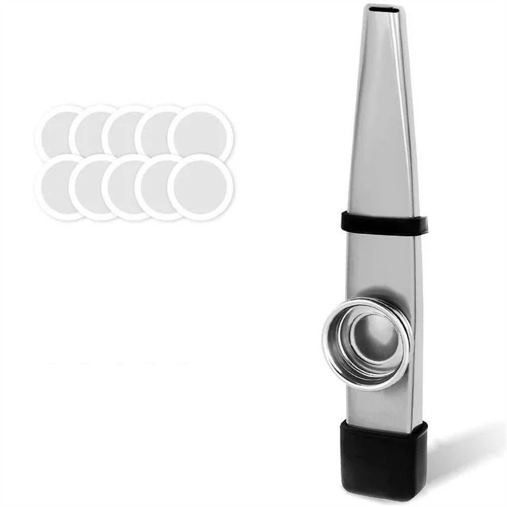 Простой дизайн Kazoos Флейты Диафрагма Рот Kazoos Лучший подарок Металлические музыкальные инструменты Kazoos