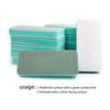 Rectangle Silver Polishing Block Double-Sided Cleaning Buffing Block Nail Buffer Buffing Gold Silver Polishing Block