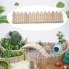 Wooden Hamster Climbing Ladder Bendable Easy To Install Hamster Suspension Bridge Wire Series Connection Cage Decoration