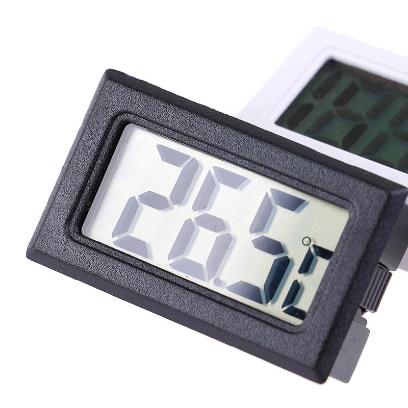 1Pc Mini Digital Lcd Temperature Humidity Meter Thermometer Hygrometer Indoor
