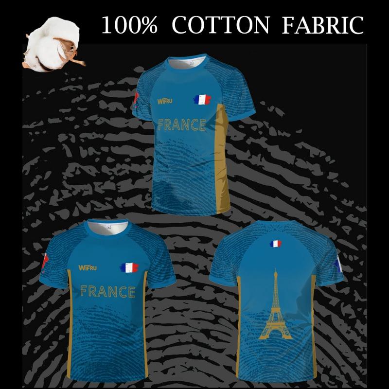 Португалия Мужская уличная одежда Футбол 3D-принт Быстросохнущая Дышащая Парные футболки для семейного образа Мужская/Женская Футболка с коротким рукавом