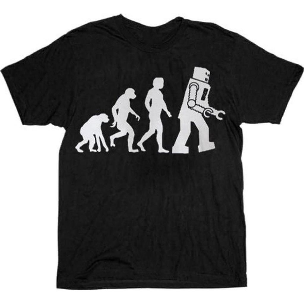 The Big Bang Theory Robot Evolution T-shirt Tee