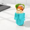 Портативный ланч-бокс, Силиконовый держатель для буррито, Складной контейнер для хранения роллов, сэндвичей, хот-догов, Офисный аксессуар, Складной контейнер для суши-роллов, Пикник