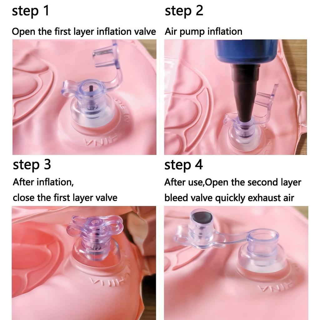 Портативный домашний вспомогательный уход для пациентов, прикованных к постели инвалидов, взрослых, умывальник для волос, сливная трубка из ПВХ, надувная раковина для шампуня