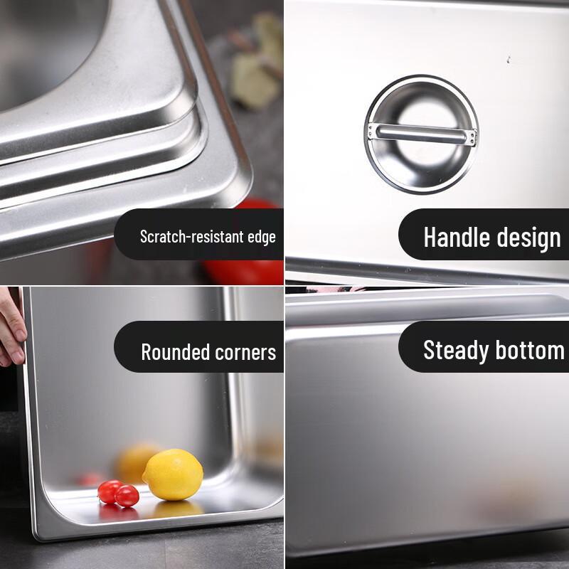 LIJIA FITMENT LJ304 Нержавеющая сталь Гастроемкость GN с крышкой