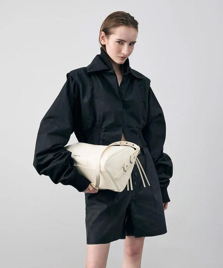 Сумка через плечо Charles & Keith Brina с панелью и ремешком на люверсах, 2 цвета Ck2-80271493