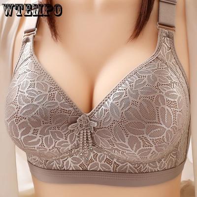 Нижнее белье большого размера с регулируемой талией для женщин, облегающее, собранное вместе, антипровисающее белье, коллекция бюстгальтера без стальных колец