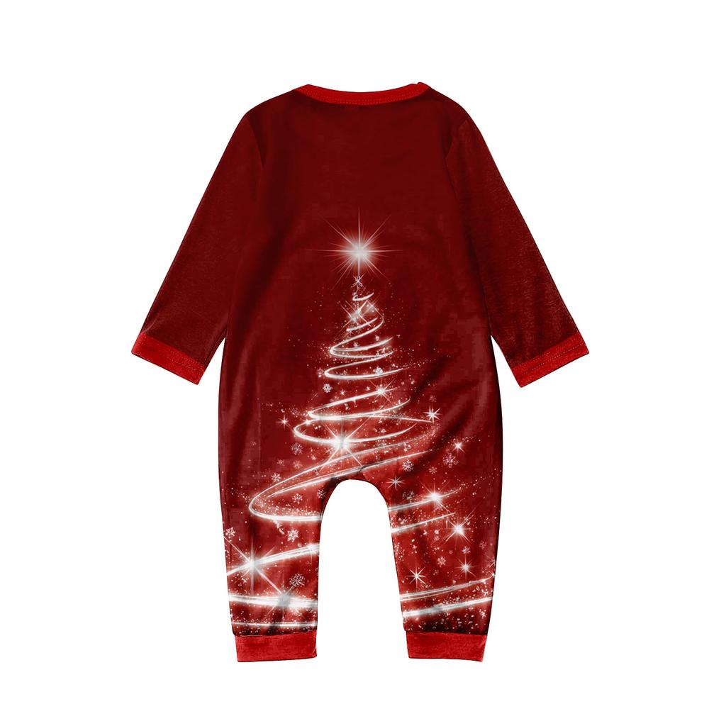Christmas Day 3D Prints Family Matching Long Sleeve Tops+Pants Set Family Matching Sets