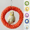 Игрушка-качалка для птиц, прочная хлопковая веревка, жевательная игрушка, снимает скуку, клетка, подвесная игрушка для попугаев, корелл