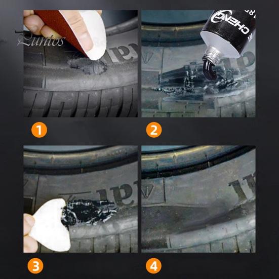 30/50 мл клей для ремонта шин, термостойкий, водонепроницаемый, комплект для ремонта боковин шин, резиновый клей для мотоцикла, автомобиля, грузовика