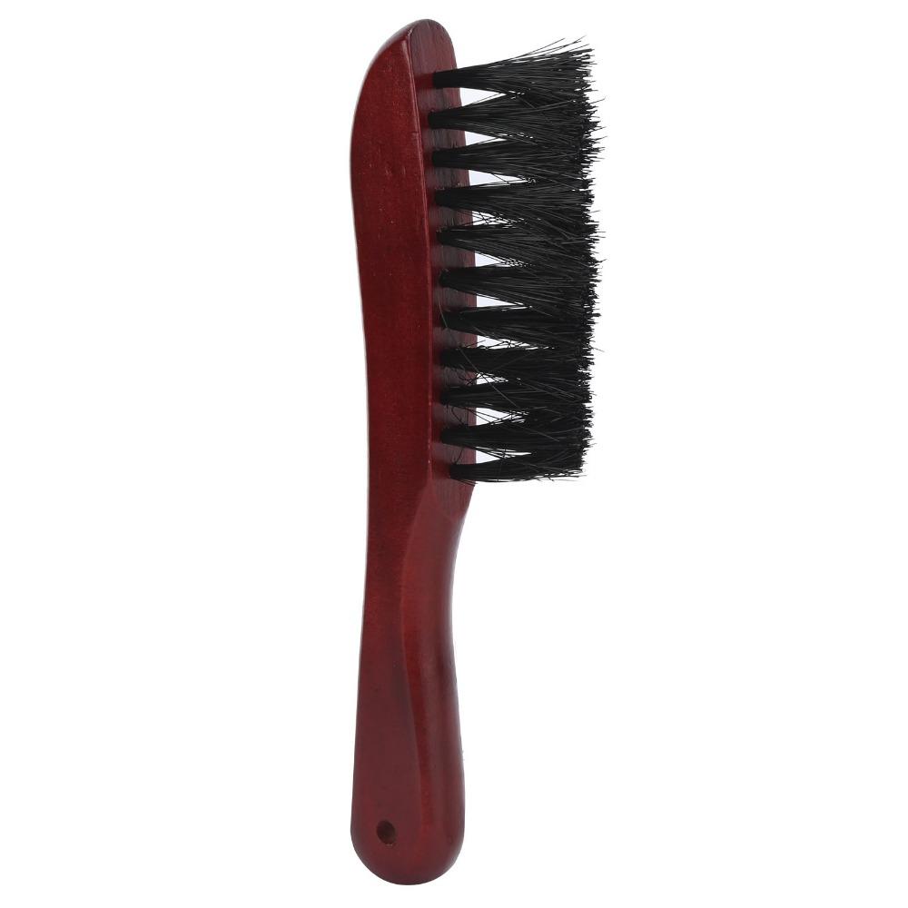 Wood Handle Pool Table Brush Curved Handle Snooker Table Brush For Billiard Table